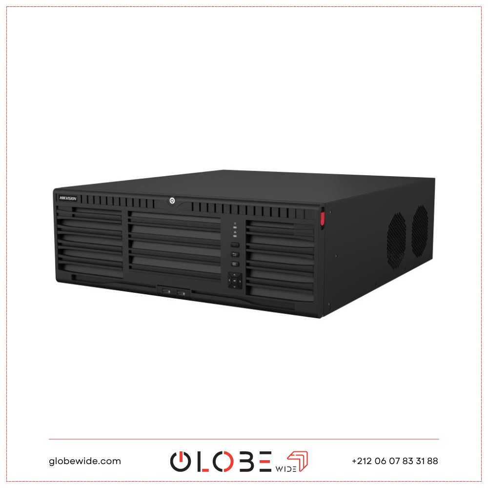 Nvr Hikvision 4K 64 Canaux 8HDD Ultra DS-9664NI-M16