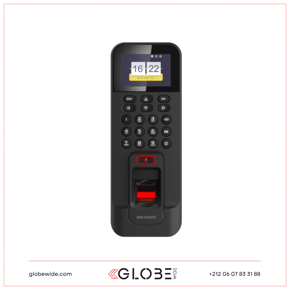 Pointeuse contrôle d'accès HIKVISION DS-K1T804AMF