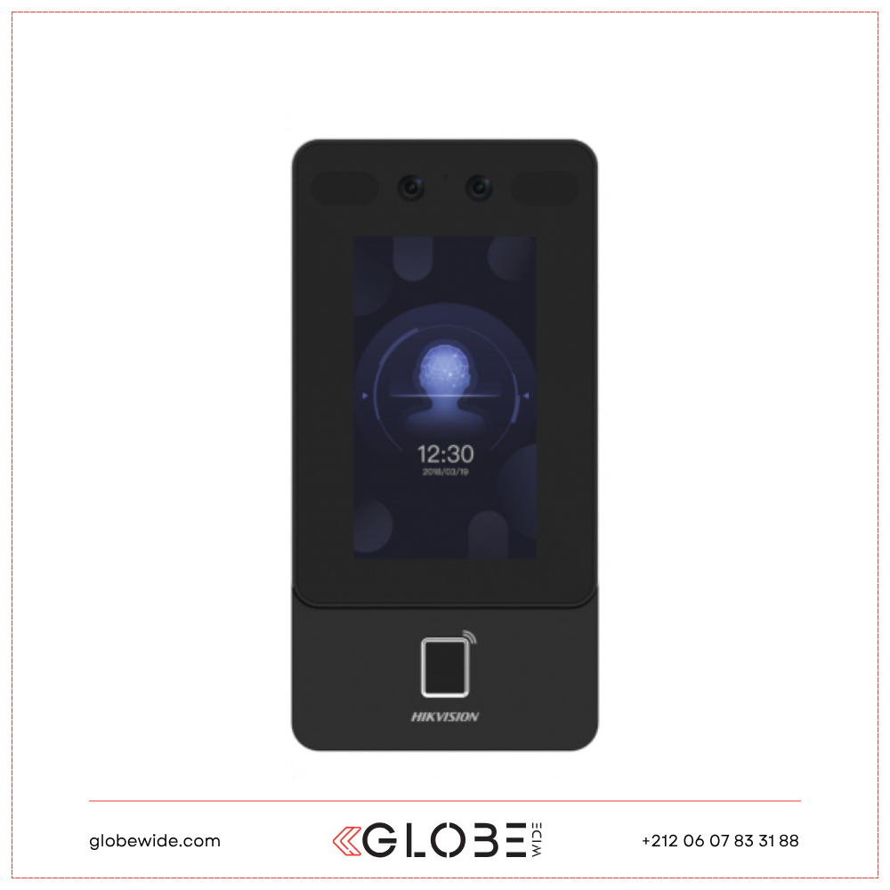 Pointeuse contrôle d'accès IP65 HIKVISION DS-K1T342MFWX-E1